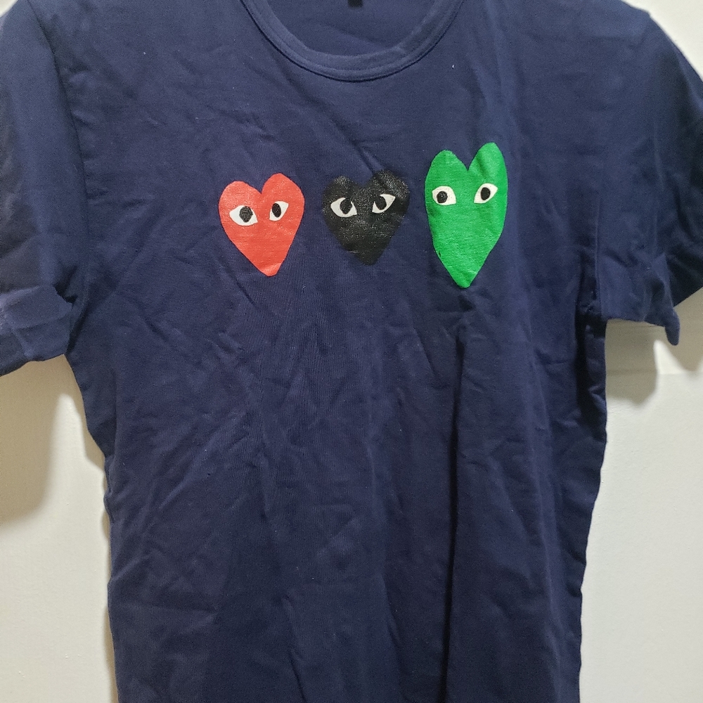 Comme De Garcons Play  size M mens shirt. Free Uniqlo Jacket Included.